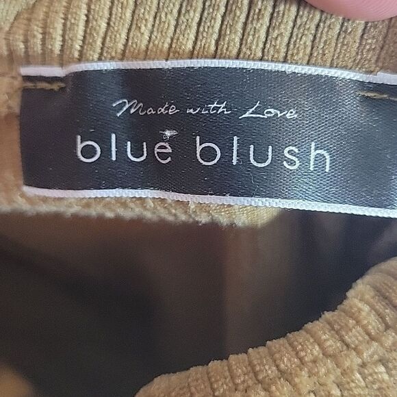 Lot of 2- Japana Floral Spaghetti Strap Top & Blue Blush Brown Corduroy Skort - Picture 5 of 10